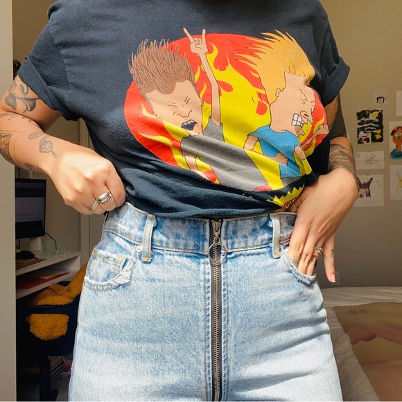 ❌SOLD❌ Revice all the way around zipper denim - Picture 3 of 10